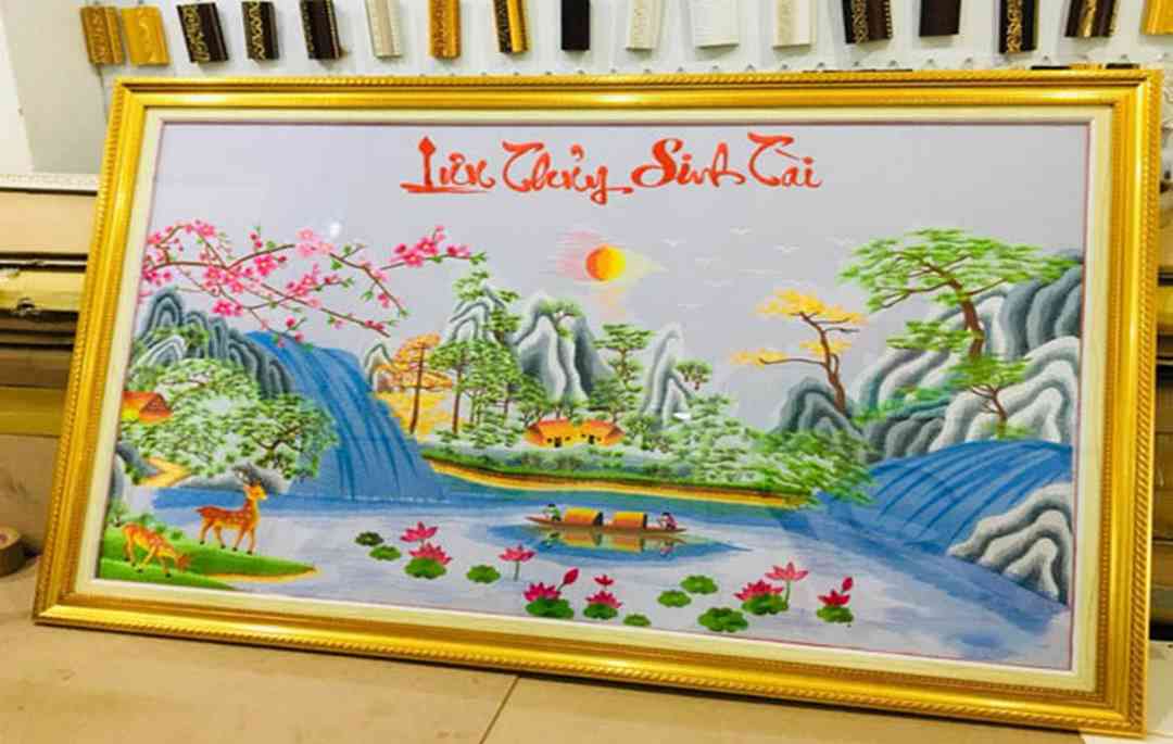 Đại Lý Gia Công Tranh Thêu Chữ Thập